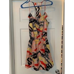 Parker Racerback Silk Summer Print Dress